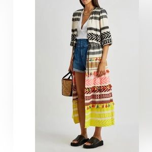 Alice + Olivia multicoloured cotton kimono jacket